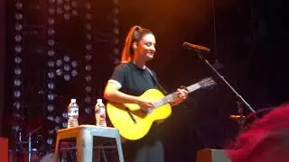 Natalie Hemby sings a medley of Little Big Town and Miranda Lambert songs on the Bandwagon Tour