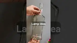 Attractive Glass Lamp #diy #craft #bestoutofwaste #bottleart #wallhanging #art @Kalyaniscorner