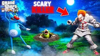 GTA 5 : OGGY And JACK Fighting The WORLD&rsquo;S MOST SCARY Killers! 😨💀