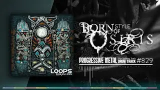 Progressive Metal Drum Track / Born of Osiris Style / 120 bpm