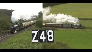 'Z48 remembered' with 5029 Nunney Castle & 5043 Earl of Mount Edgcumbe