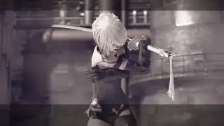NieR Automata - Defeat Operator 210 and  Auguste Boss fight