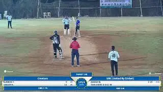 UBC (United By Cricket) vs Creators live cricket match | 17-Jan-26 08:36 PM 20 live - WEEKEND NIGHT