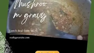 Quick Mushroom Gravy in 10 Minutes ⏱️