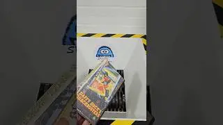 Video tapes vs shredder monster ASMR crushing #toys #fidget #asmr #relaxing #satisfying #sensory