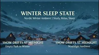 End of A Cold Day | 1 Hour Study Music ❄️ Nordic Ambient Instrumental for Deep Focus