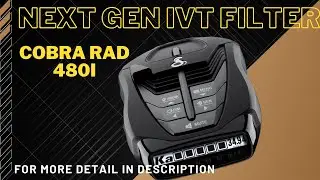 Cobra RAD 480i Laser Radar Detector||Bluetooth||iRadar App||Next Gen IVT Filtering||Key gadget