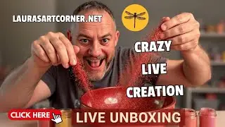 Live Resin Unboxing 🎁 Laura&rsquo;s Art Corner Haul @usherl250 &  Crazy Resin Creation LIVE! ✨