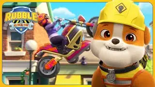 Rubble and Crew help Mayor Greatway for her Race! 🏍️ | Rubble and Crew | Cartoons for Kids