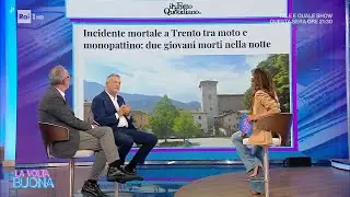 Trento: scontro tra moto e monopattino, due morti - La Volta Buona 29/09/2023