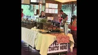 Floating restaurant cruise on the Loboc river Bohol 