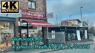 Driving around Alum Rock rd Saltley Birmingham England 4K