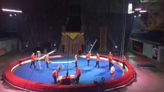 Asadullin troupe. Teeterboard. January 2017