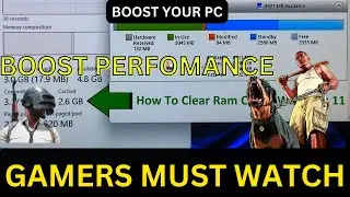 GAMER'S MUST WATCH! Automatically Clear RAM Cache | How To Optimize  pc for Gaming  Increase FPS!