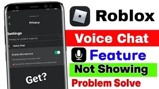 how to fix voice chat option not showing in roblox | roblox voice chat not showing up in settings