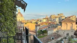 Best Hotel View in Rome Italy | Room Tour & Review of Terrazze Navona | Best & Top Hotels Rome 2023