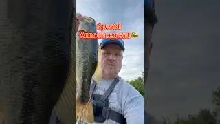 Special Announcement #fishing #specialannouncement #bass #fyp #shorts #monsters #outdoors #youtube