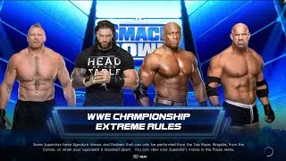 Roman Reigns vs Brock Lesnar vs Goldberg vs Bobby Lashley &ndash; Fatal 4-Way Match | WWE Championship | 