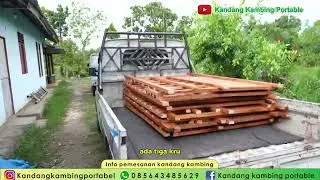 Pengiriman Kandang Koloni 8 unit pesanan ke 2 Kroya Cilacap Jawa tengah