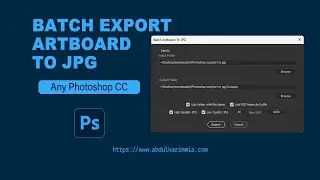 Batch Artboard To JPG - Photoshop Script