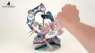 Santoro 3D Pop Up Pendulum Card PD029 Swan Lake Ballet - How To