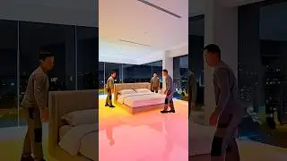 The floor is made of epoxy resin #ai #home #design