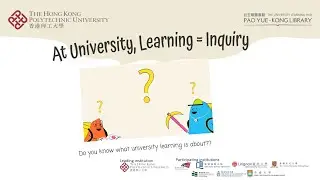 Learning is inquiry at university | Information Literacy for U