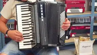 Klangprobe Akkordeon Hohner Amica IV 96