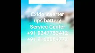 Exide inverter ups battery Service Center+91 9247753412+91 9160004772