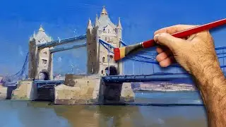 London&rsquo;s Tower Bridge Painting | 8 Minute Masterpiece