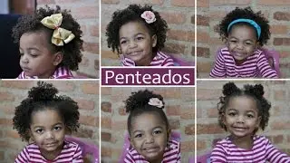 Cinco maneiras de arrumar o cabelo| CABELO CRESPO E CACHEADO DE CRIANÇA | Canal Afrokids |