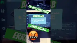 The Most Annoying Bambu Lab AMS Error! 😡 #3dprinter
