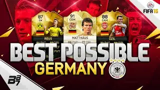 FIFA 16 | THE BEST POSSIBLE GERMANY SQUAD! w/ IF REUS AND MATTH&Auml;US!