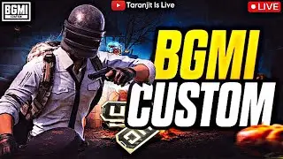 BGMI LIVE CUSTOM ROOM  BGMI CUSTOM GAMPLAY BGMI CUSTOM ROOM LIVE FREE FUN CUSTOM BGMI