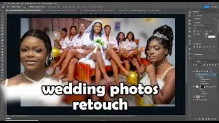 How to Retouch wedding photos in Photoshop #photoretouch #photoshop