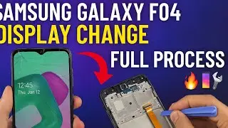🔥 Samsung Galaxy F04 📱 Display Change 🔧 | Full Process Step by Step 🛠️|Lifeclips Pro