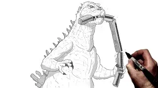 How To Draw Godzilla 1954 | Step BY Step |
