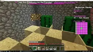 Skeleton Realm Streaming Building Cactus farm