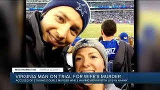 Virginia man on trial for wife's murder