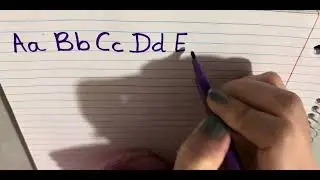 Writing Practice in English#alphabet#lettering #writing#cursive#viral #asmr  