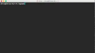 Linux Basics: Show the current logged in user