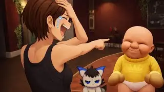 I HATE THIS BABY.  -Baby in Yellow Part 3. Cat!