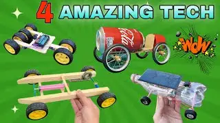 How to Make a CARs - 4 Amazing invention Tech! 4 AMAZING IDEAS