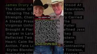 Two Western Legends United #JamesDrury #RobertFuller #WesternTV