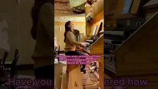 Jesuit Church, Vienna, Sp&auml;th-Organ. Played by Dariia Lytvishko
