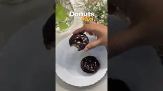 🍩🥹 Mini bread donuts super easy!! #recipe #trending #viral #donuts #chocolate #dessert