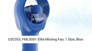 O2COOL FML0001 Elite Misting Fan, 1 Size, Blue