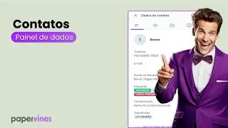 Painel de dados do contato.