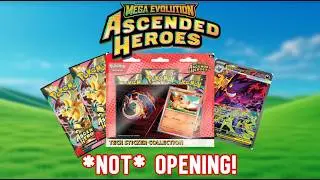 NOT Opening Pokemons NEW Set Ascended Heroes!