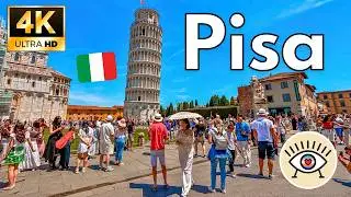 Pisa, Italy 🇮🇹 4K WALKING TOUR | Spectacular sightseeing tour with SUBTITLES ✨